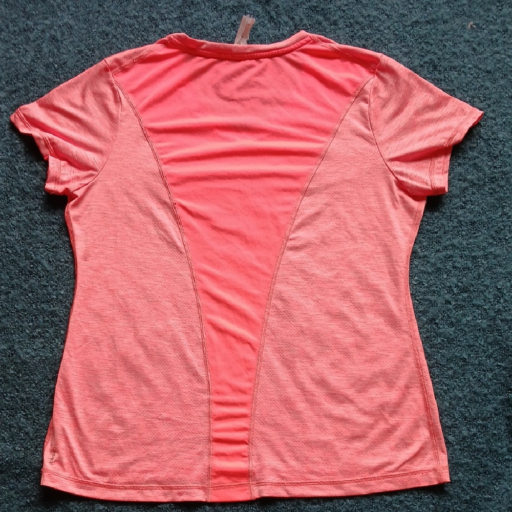 Champion Pink Fitted Short Sleeve Tee Sz L - Picture 3 of 7